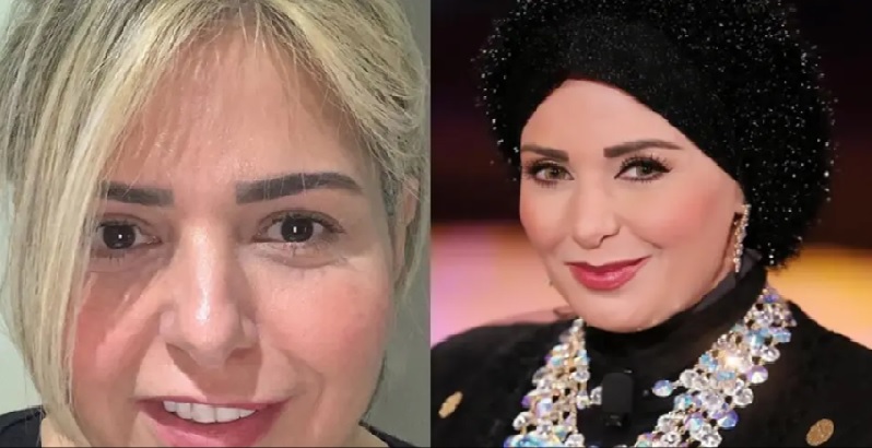 هكذا بدت الفنانة صابرين بعد خلع الحجاب