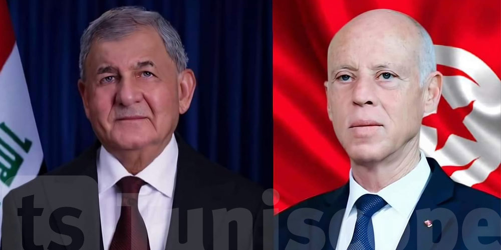 Le président irakien félicite Kais Saied pour sa réélection