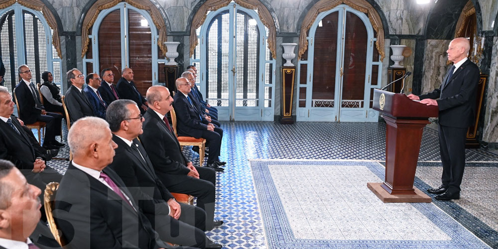 ماذا قال رئيس الجمهورية قيس سعيد على التحوير الوزاري الجديد ؟