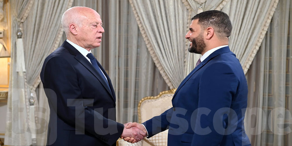 معبر راس جدير والهجرة غير النظامية أبرز محاور لقاء قيس سعيد بوزير الداخلية الليبي