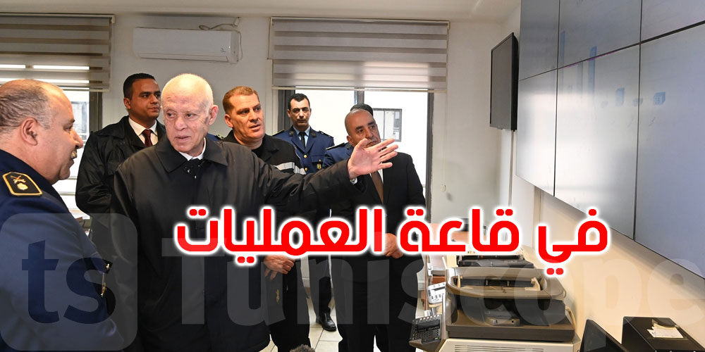 صور: رئيس الجمهورية يتفقد المناطق المتضررة من الفيضانات