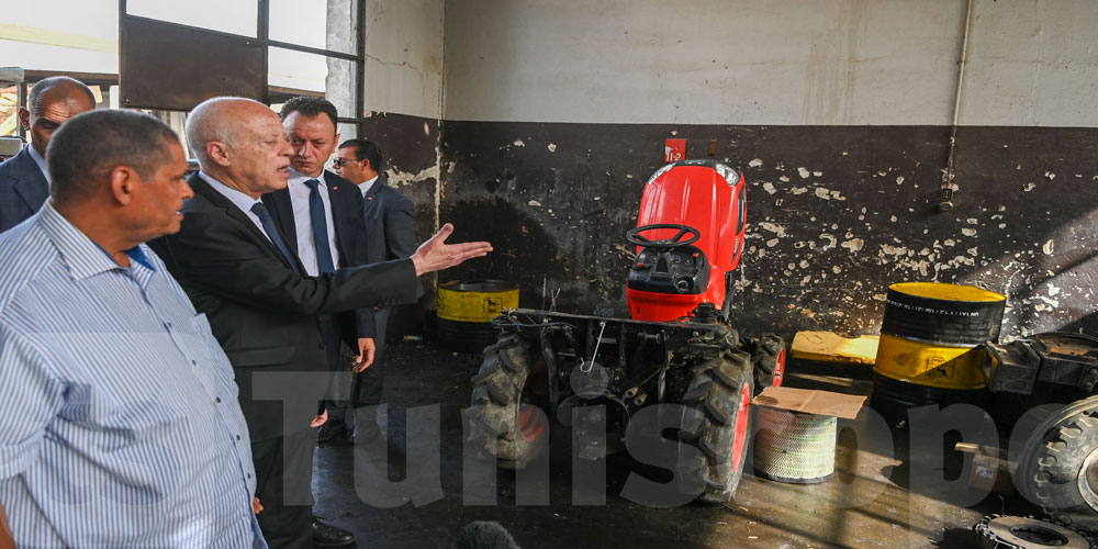 صور وفيديو: قيس سعيد يتحول إلى إدارة النظافة وحفظ الصحة ببلدية تونس