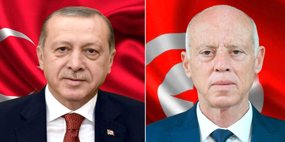 أردوغان يهنّئ قيس سعيد