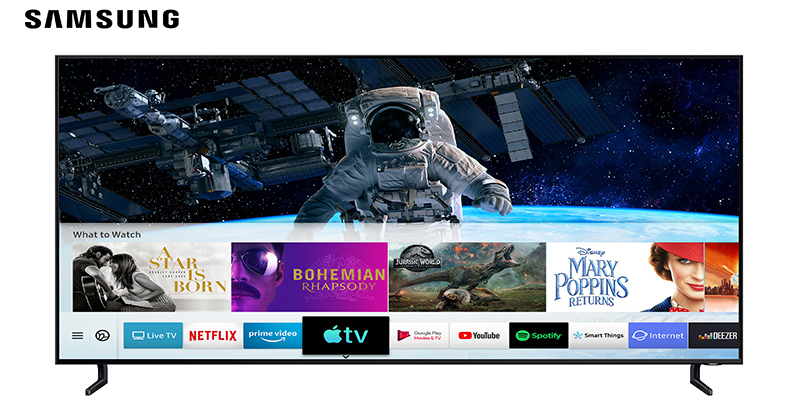 Samsung devient le premier fabricant de téléviseurs à lancer L'application Apple TV et AirPlay 2