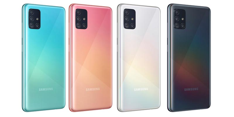 Galaxy A51 : Samsung présente son nouveau Smartphone équipé de quadruple capteur photo au dos