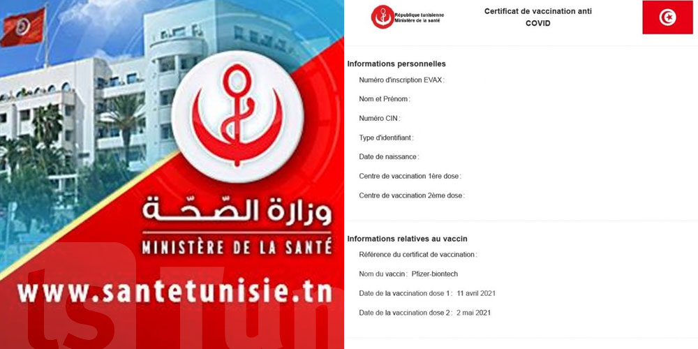 Le certificat de vaccination obligatoire en Tunisie ?