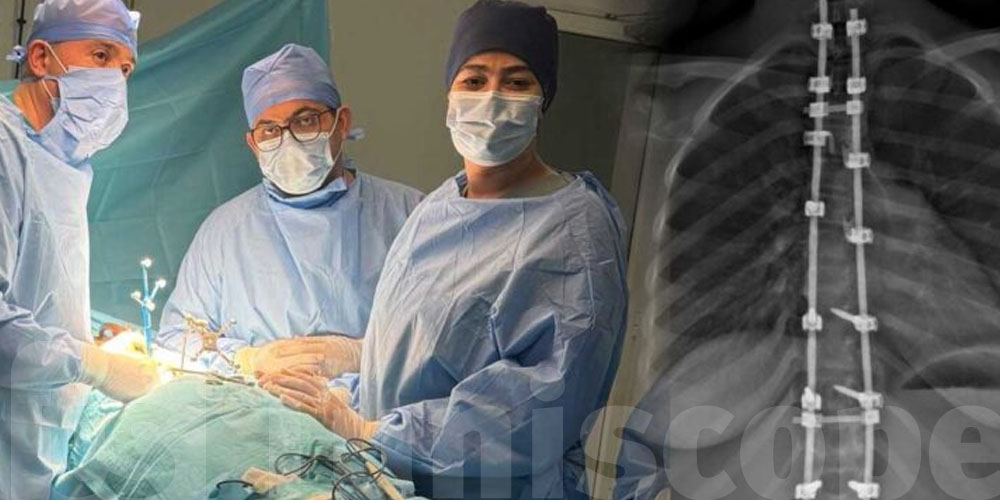 Tunisie : première scoliose pédiatrique réussie avec navigation chirurgicale