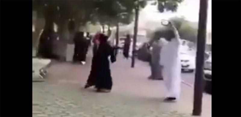 بالفيديو: رقصة بين شاب وشابة في الشارع تشعل الرأي العام في السعودية