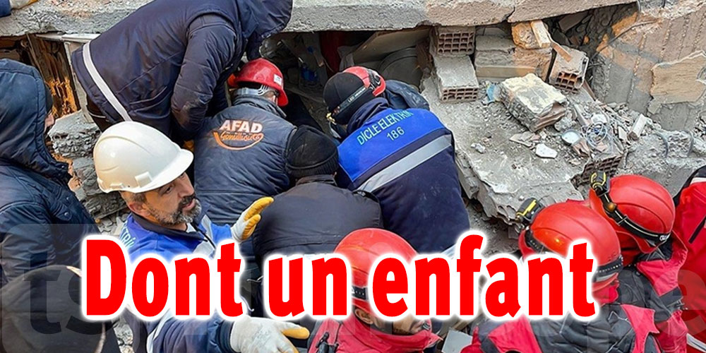 Séisme en Türkiye : 6 personnes sauvées de sous les décombres