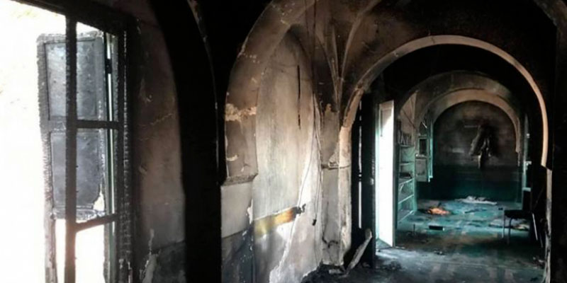 Mosquée saccagée à Sbeitla