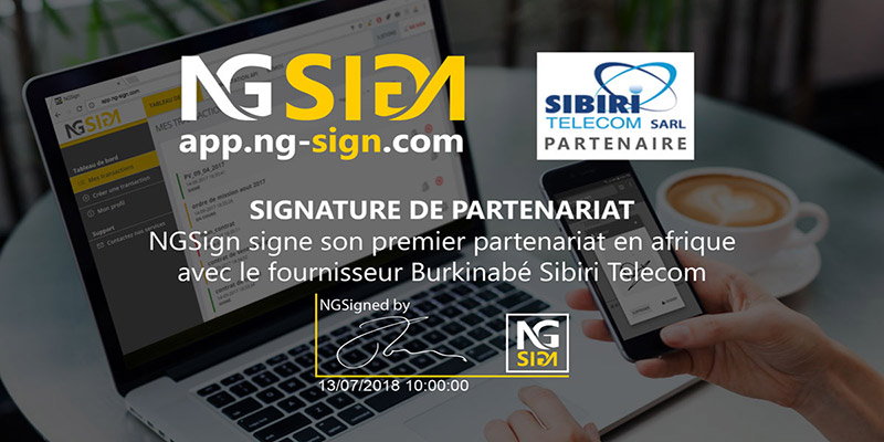 NGSign signe son premier partenariat en Afrique