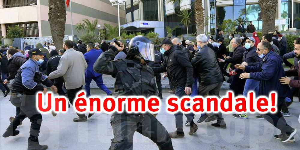 Scandaleux : Le correspondant d’un journal français frappé par des policiers le14 janvier 