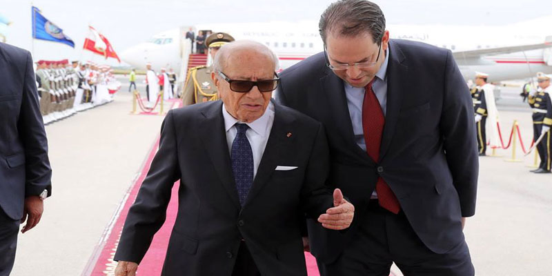 صورة: بعد ان هاجم ابنه...الشاهد يستقبل السبسي