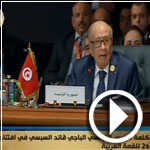 فيديو..كلمة رئيس الجمهورية بقمة جامعة الدول العربية