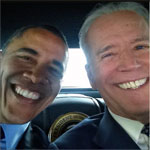 Photo du jour : Nouveau selfie d’Obama en compagnie de son Vice Président