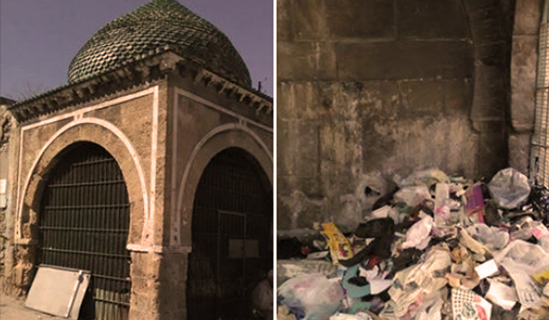 Photo du jour-Sidi Abdessalam : Les ordures envahissent nos monuments historiques