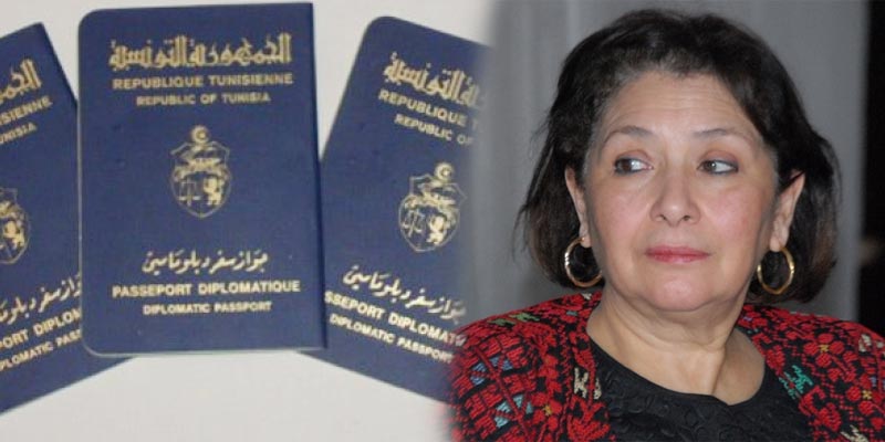 افتكاك الجواز الدبلوماسي لسهام بن سدرين وسحب جوازات أعضاء الهيئة