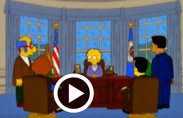 En vidéo...Trump président: les Simpsons l'avaient prédit il y a 16 ans