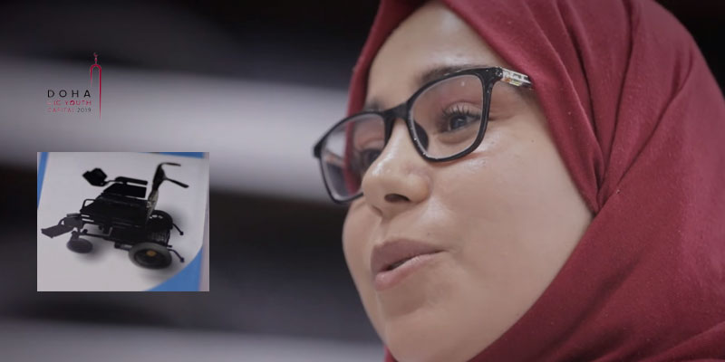 Inventant un fauteuil roulant intelligent, une Tunisienne gagne l’or à Doha