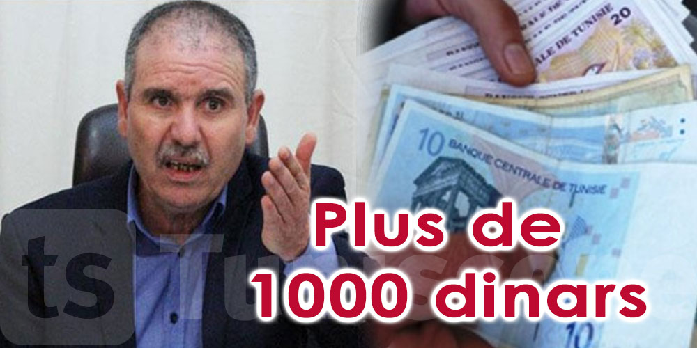Taboubi : Pour lever les subventions, il faut un salaire minimum de plus de 1000 dinars