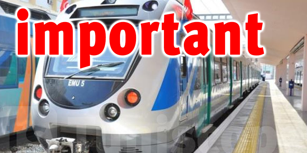 Tunisie : Arrêt du trafic de ces trains aujourd’hui