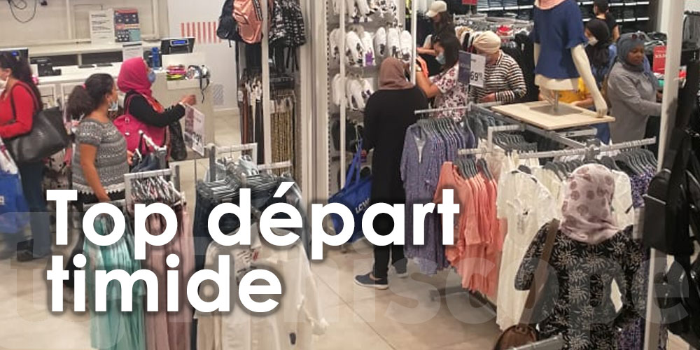 En photos : Un début timide pour les soldes d'été