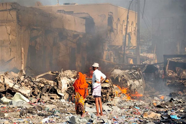 Somalie: 276 morts et 300 blessés dans l'attentat de Mogadiscio