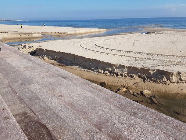 En photos : Découvrez la plage Sidi Boujaafar de Sousse après la pluie d’hier