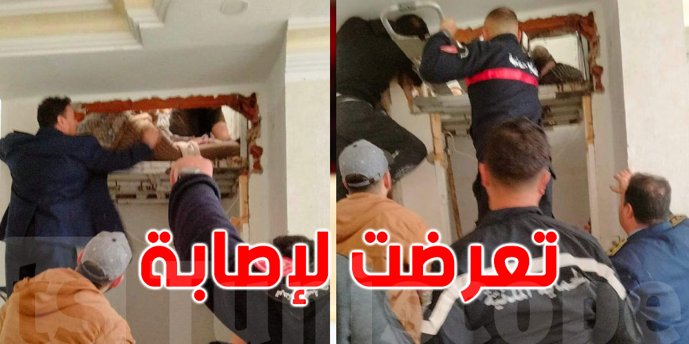 قصر هلال : الحماية تتدخل لإنقاذ إمرأة علقت بمصعد في منزلها 