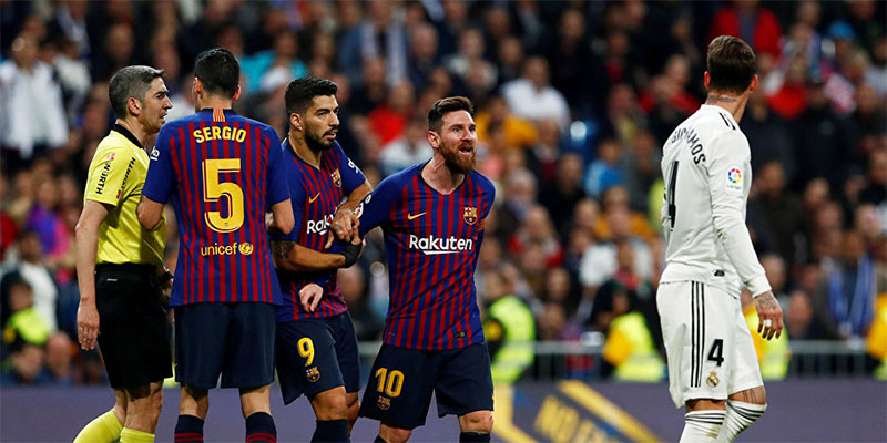 تأجيل مباراة ريال مدريد وبرشلونة لدواع أمنية
