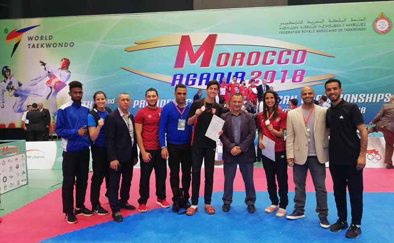 منتخب التايكواندو يحصد ذهبية و فضية من بطولة إفريقيا في المغرب