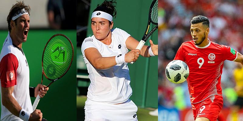 Les internautes choisissent Malek Jaziri, Ons Jabeur et Anice Badri meilleurs sportifs 2018