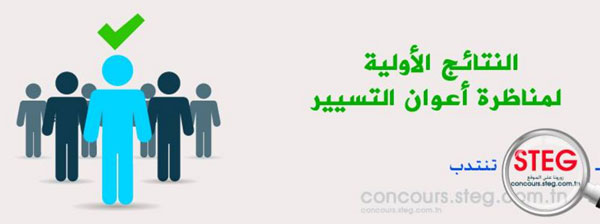 ستاغ : النتائج الأولية الخاصة بمناظرة إنتداب أعوان التسيير لسنة 2015
