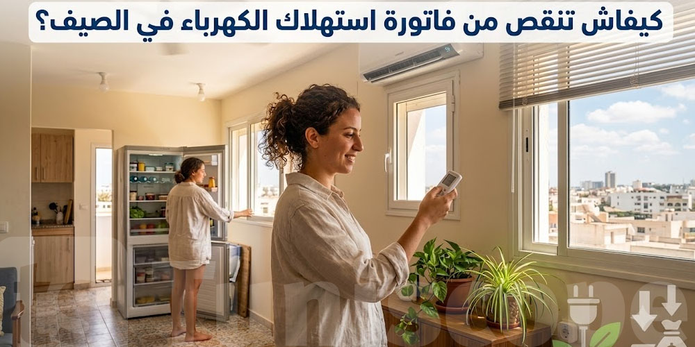 هام:كيفاش تنقص من فاتورة الكهرباء في الصيف؟ نصائح من خبير الطاقة