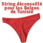 L'Union des Belges de Tunisie déconseille les strings pour nager