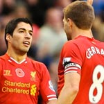 Steven Gerrard rend hommage à Luis Suarez