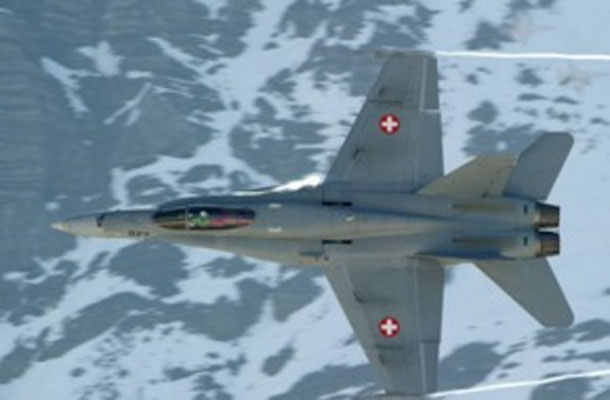 وزارة الدفاع السويسرية تعلن إختفاء طائرة تابعة للقوات الجوية