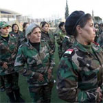  سوريا : مقتل 5 نساء مقاتلات من قوات النظام في تفجير حافلة