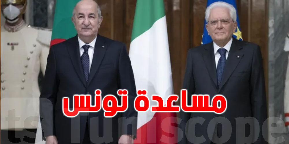 تبون: ''اتّفقنا مع إيطاليا على مساعدة تونس''