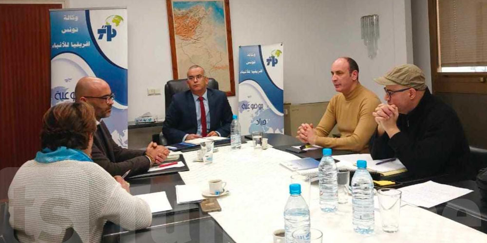 جلسة عمل بين نقابة الصحفيين والرئيس المدير العام لوكالة تونس إفريقيا للأنباء