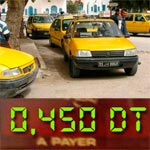Des taxis changent la tarification des compteurs avant le 13 mai 2013
