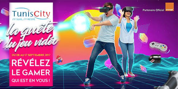 Tunis City invite les Gamers pour la quête du jeu vidéo du 8 au 17 septembre
