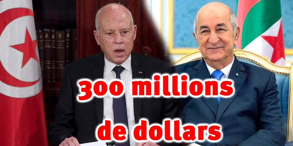 Tebboune approuve les 300 millions de dollars accordés à la Tunisie 