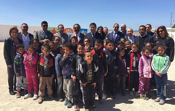 Cérémonie d’inauguration du '' Projet de Réhabilitation de l’Ecole Primaire ‘Ain Ben Chibl’ de Teboursouk ''