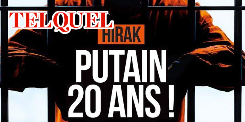 Hirak. Putain, 20 ans, la couverture qui frappe fort au Maroc