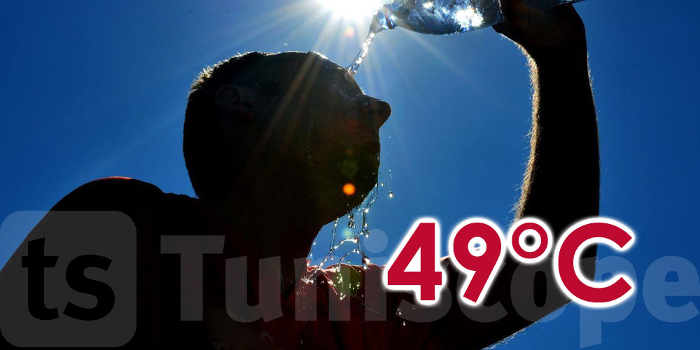 تونس : درجات الحرارة تصل الى 49 درجة 