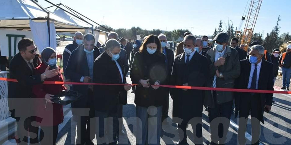 La ministre de l’Équipement inaugure le pont sur l’Oued Medjerda sur la route régionale n° 131 à Testour
