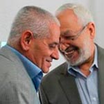 Photo du jour : Tête-à-tête entre Ghannouchi et Abassi 