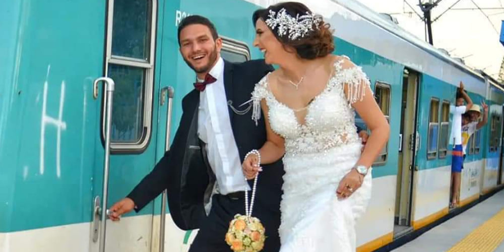 Photo du jour : Ils se sont dit oui dans un train TGM