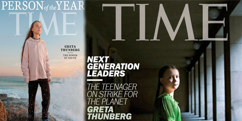 Greta Thunberg personnalité de l'année du magazine Time